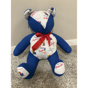 University of Kansas Jayhawks Signed Teddy Bear – Ostertag, Gurley, Leipold